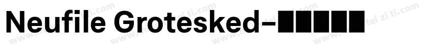 Neufile Grotesked字体转换